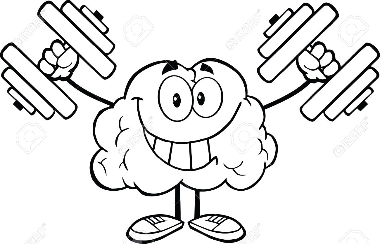 1300x837 Cartoon Drawing Of A Brain