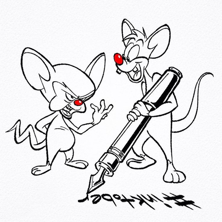 736x736 7 Best Lineart Pinky And The Brain Images On Brain