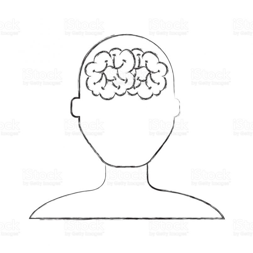 805x805 Drawing How To Draw Cartoon Brains Wells How To Draw