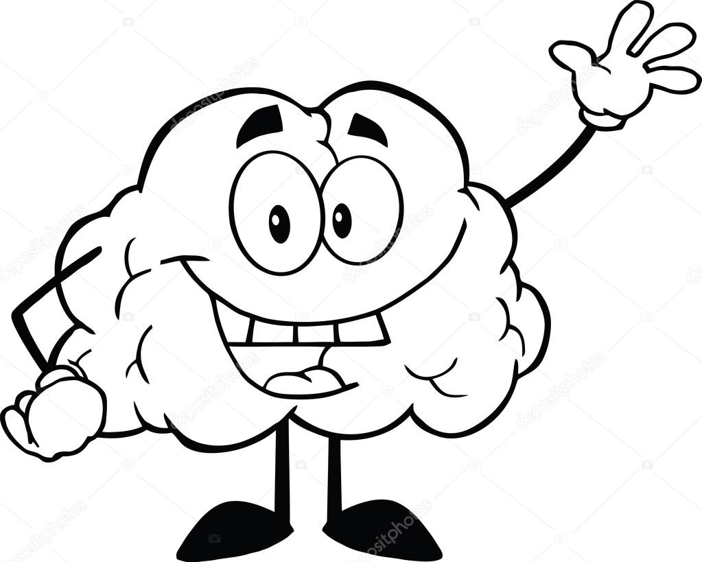1023x819 Outlined Brain Waving For Greeting Stock Photo Hittoon