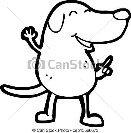 450x457 Cartoon Happy Dog Vectors Illustration