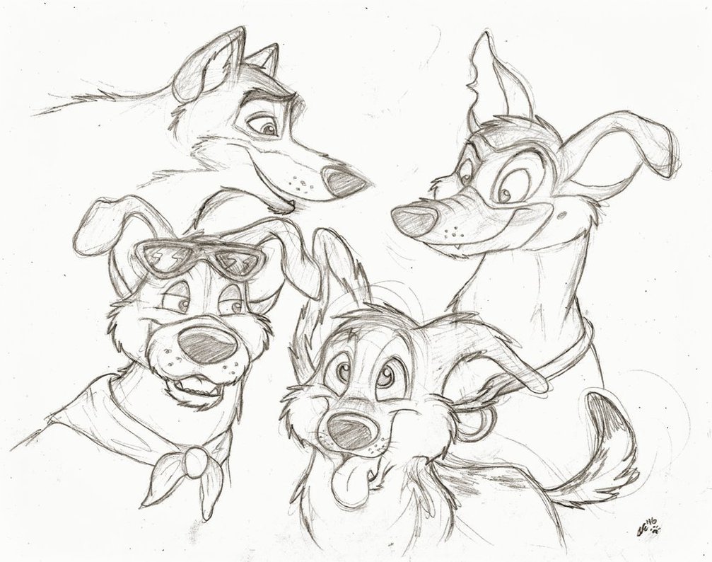1007x794 Animated Dog Idols (Sketch) By Socksthemutt