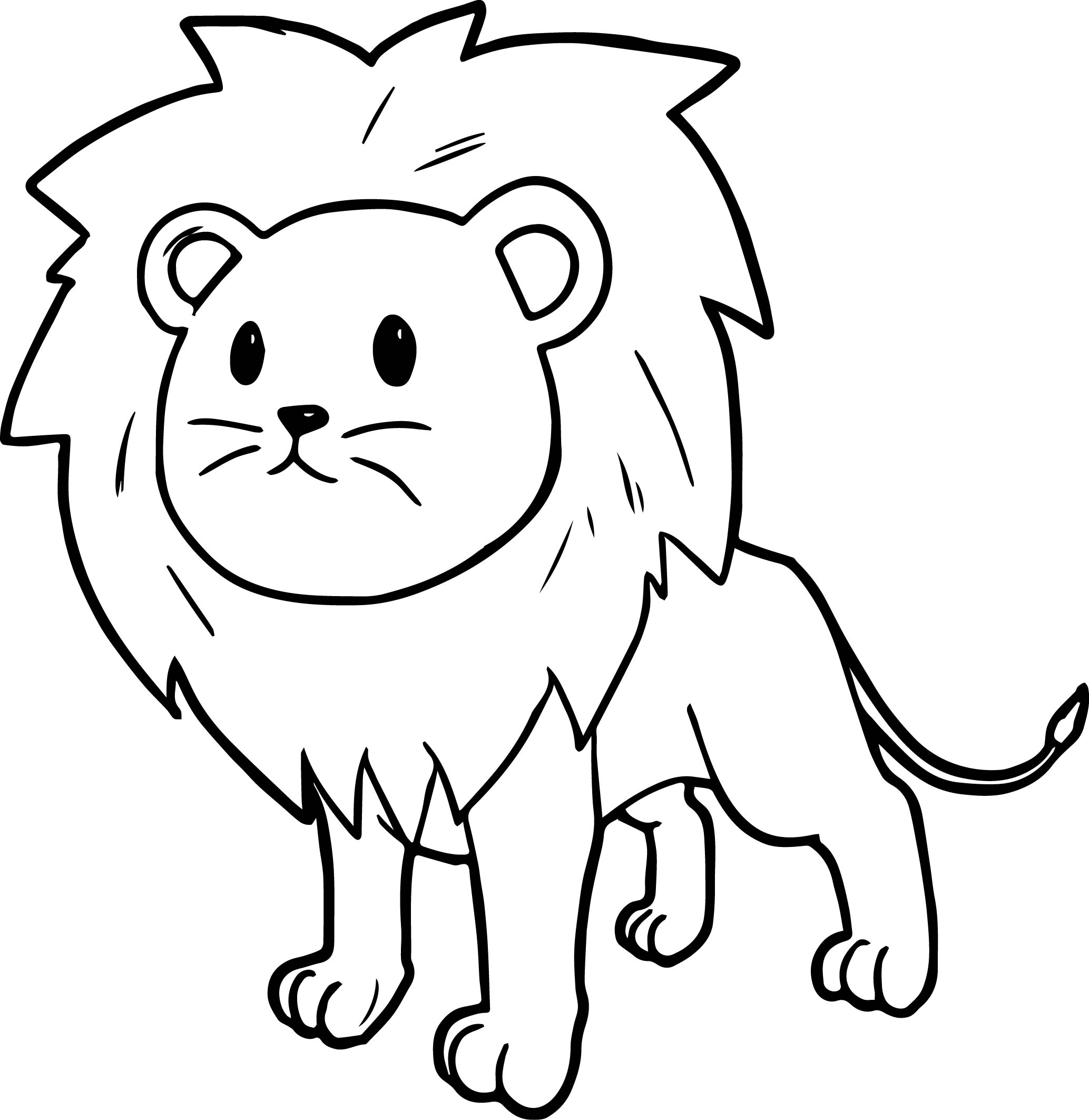 2067x2125 African Lion Coloring Page Inside Pages Of Lions Best Glum Free