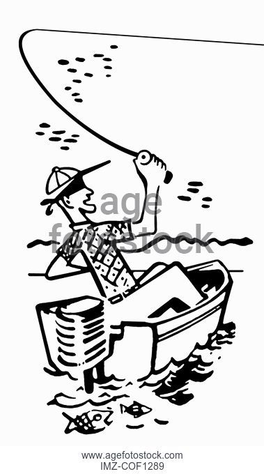 379x680 A Cartoon Drawing Of A Man Flying In The Sky, Stock Photo, Picture