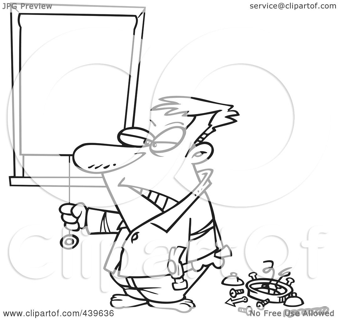 1080x1024 Royalty Free (Rf) Clip Art Illustration Of A Cartoon Black