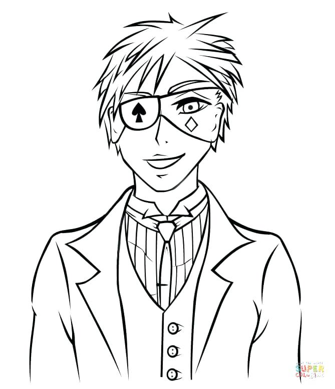 669x776 Great Anime Boy Coloring Pages New Best Images On Drawing Ideas