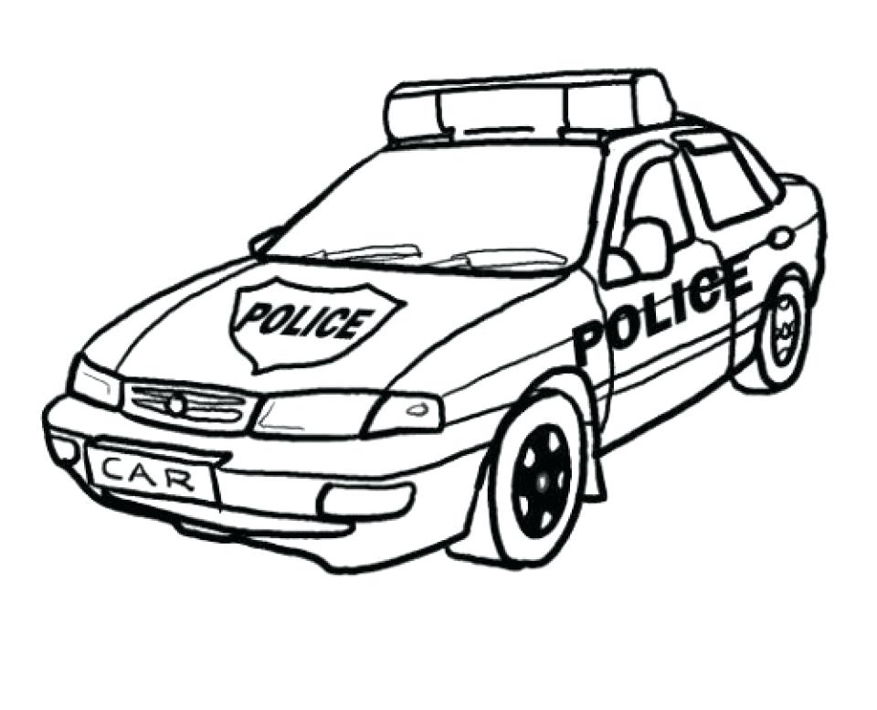 960x777 Police Cars Coloring Pages Car Coloring Pages Police Car Cartoon