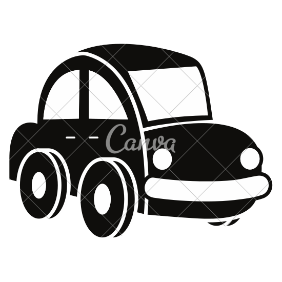 550x550 Vector Cartoon Car