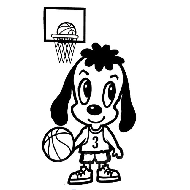 640x640 Cartoon Dog Playing