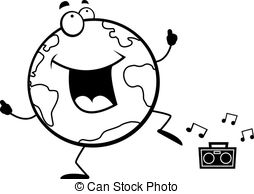 254x194 Cartoon Earth Environment Globe Green Happy Illustration Vector