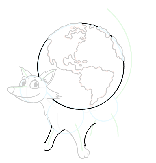 540x566 How To Draw A Mozilla Fire Fox