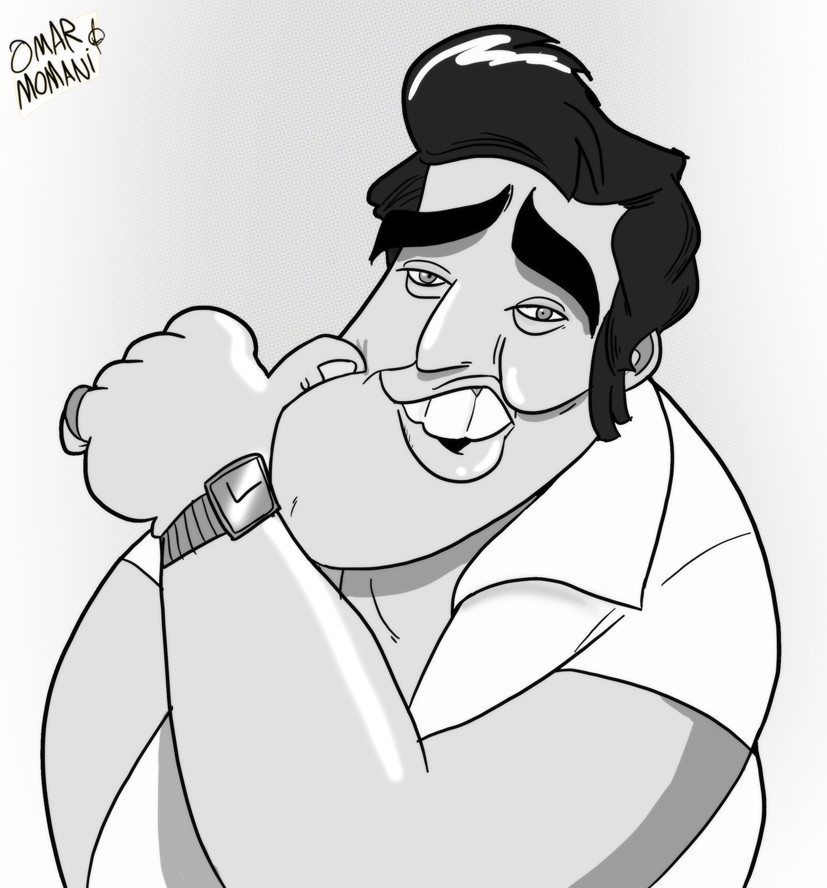 827x888 Elvis' Golden Caricatures Volume 2 (Rollin'