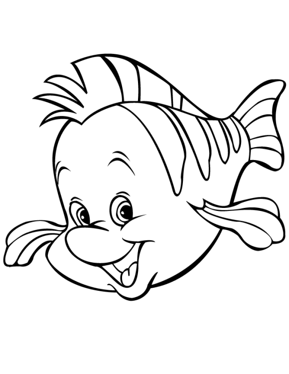 580x750 Drawings Of Fish