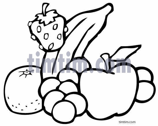 548x436 Free Drawing Of Fruits Bw From The Category Cooking Food Amp Drink