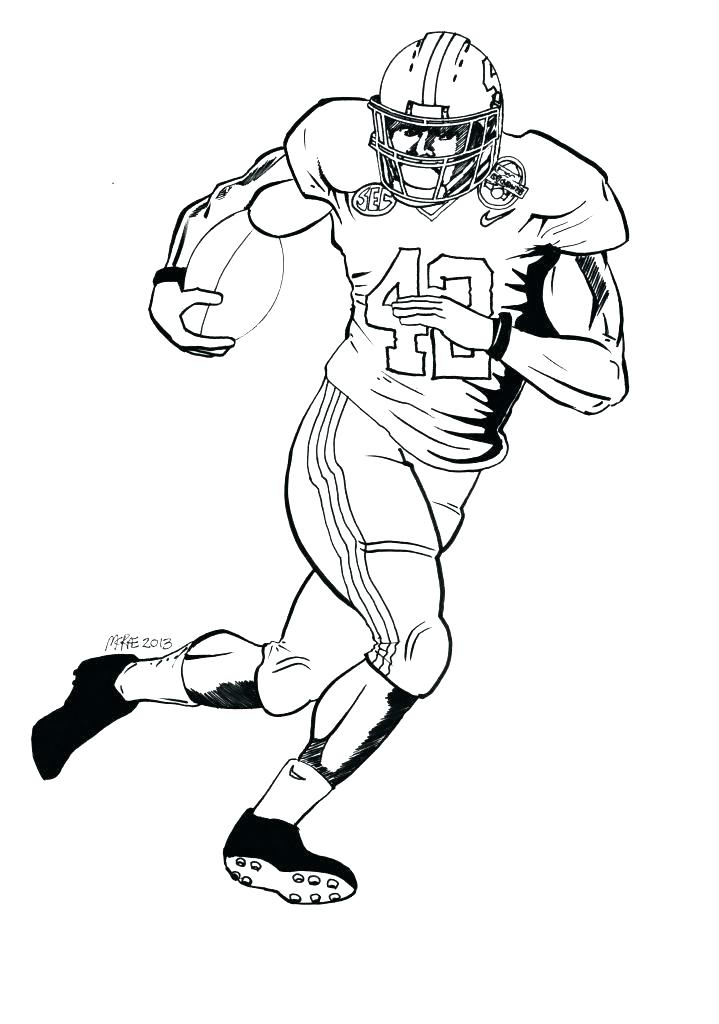719x1024 Coloring Pages Of Football Players Football Coloring Pages