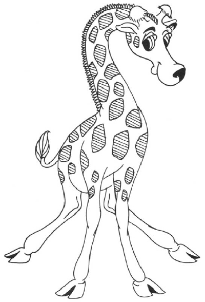 400x588 How To Draw A Cartoon Giraffe Howstuffworks