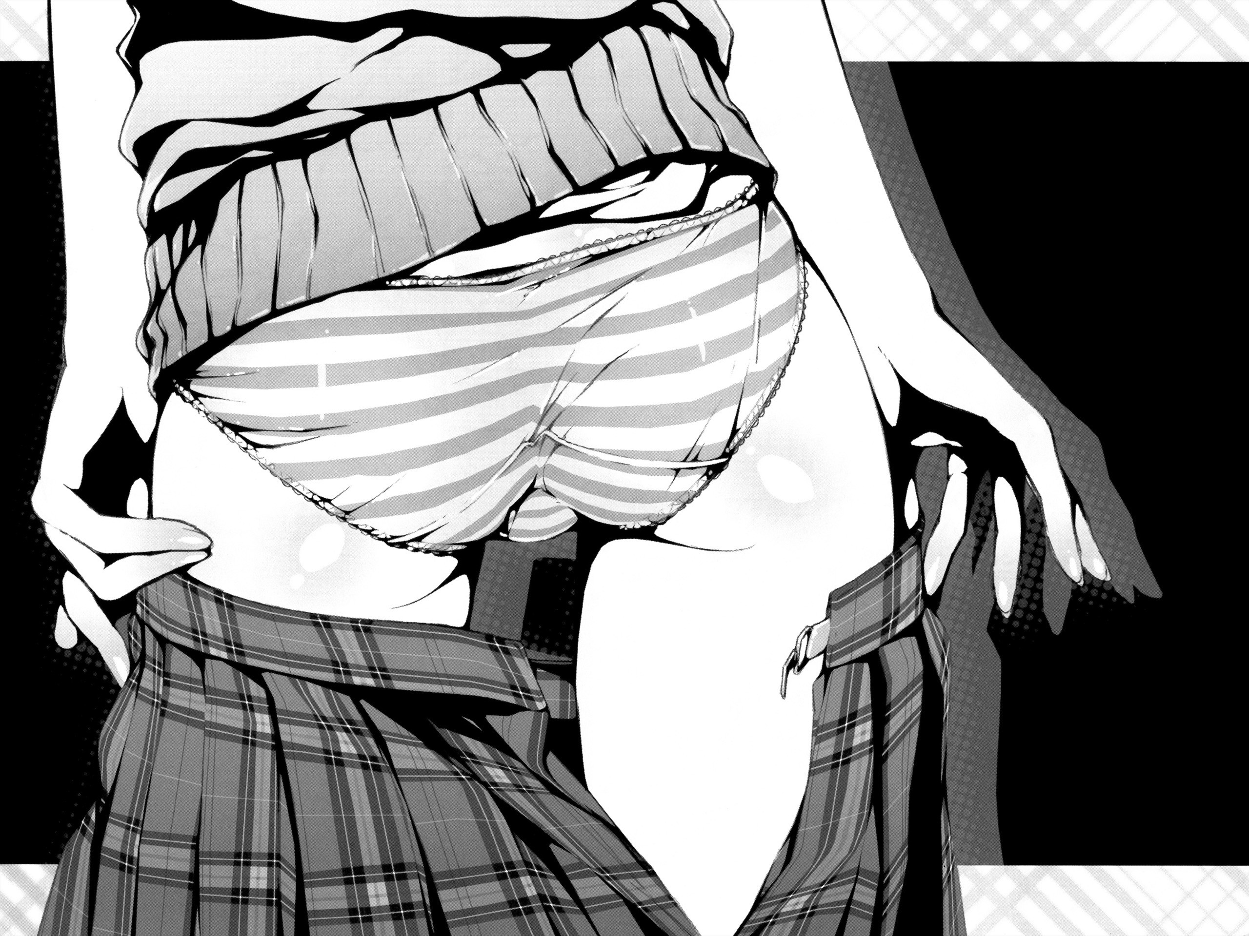 2560x1920 Wallpaper Drawing, Illustration, Anime Girls, Ass, Cartoon