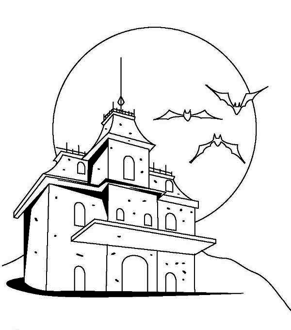 600x680 Drawn Haunted House Haunted Castle
