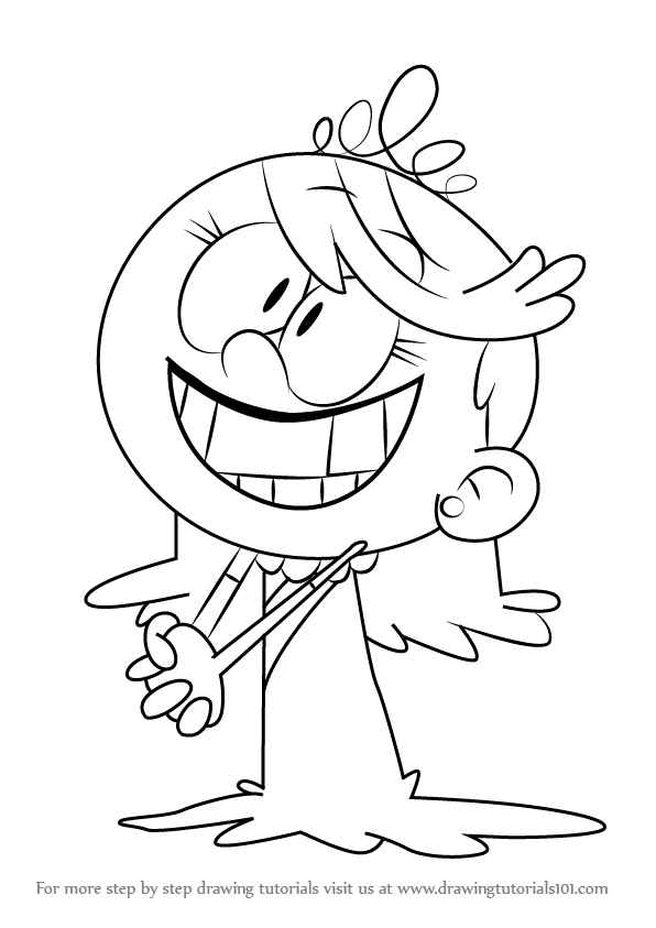 596x843 Step By Step How To Draw Lola Loud From The Loud House