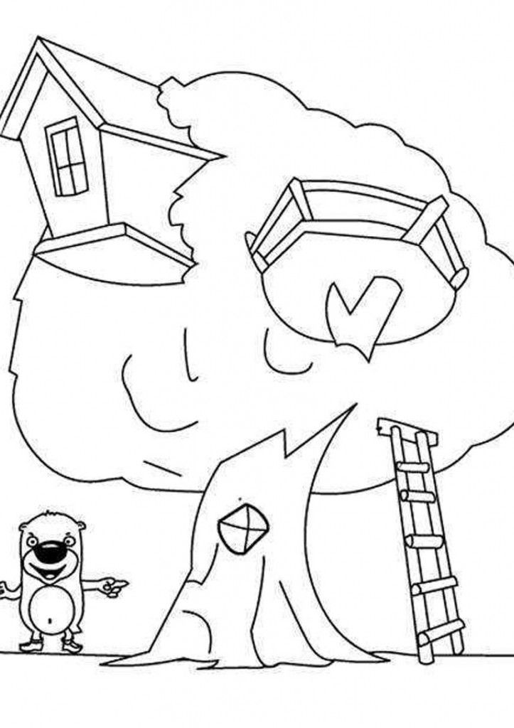 723x1024 Cartoon Picture Of A House