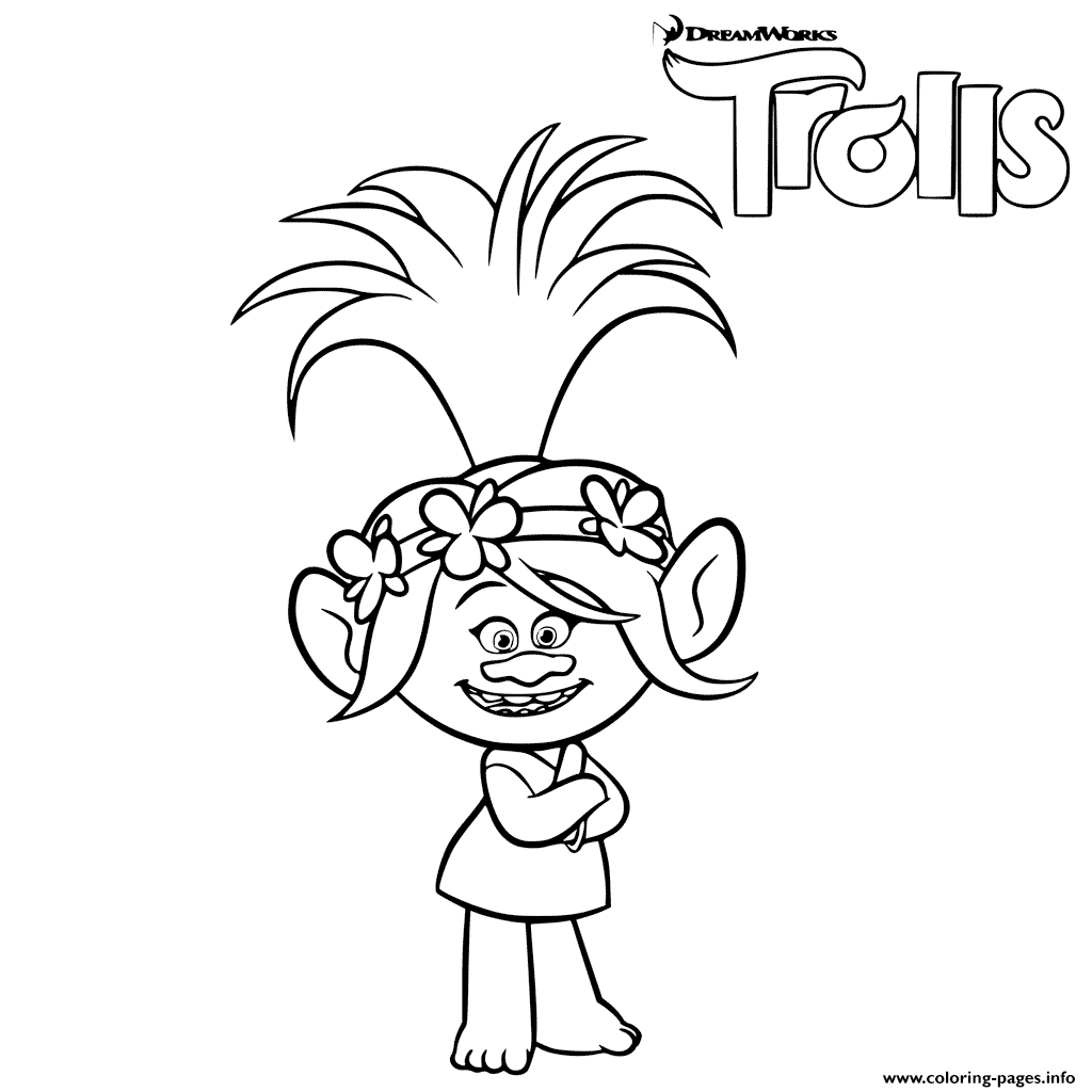1024x1024 Trolls Poppy Troll Coloring Pages Free Printable From Page