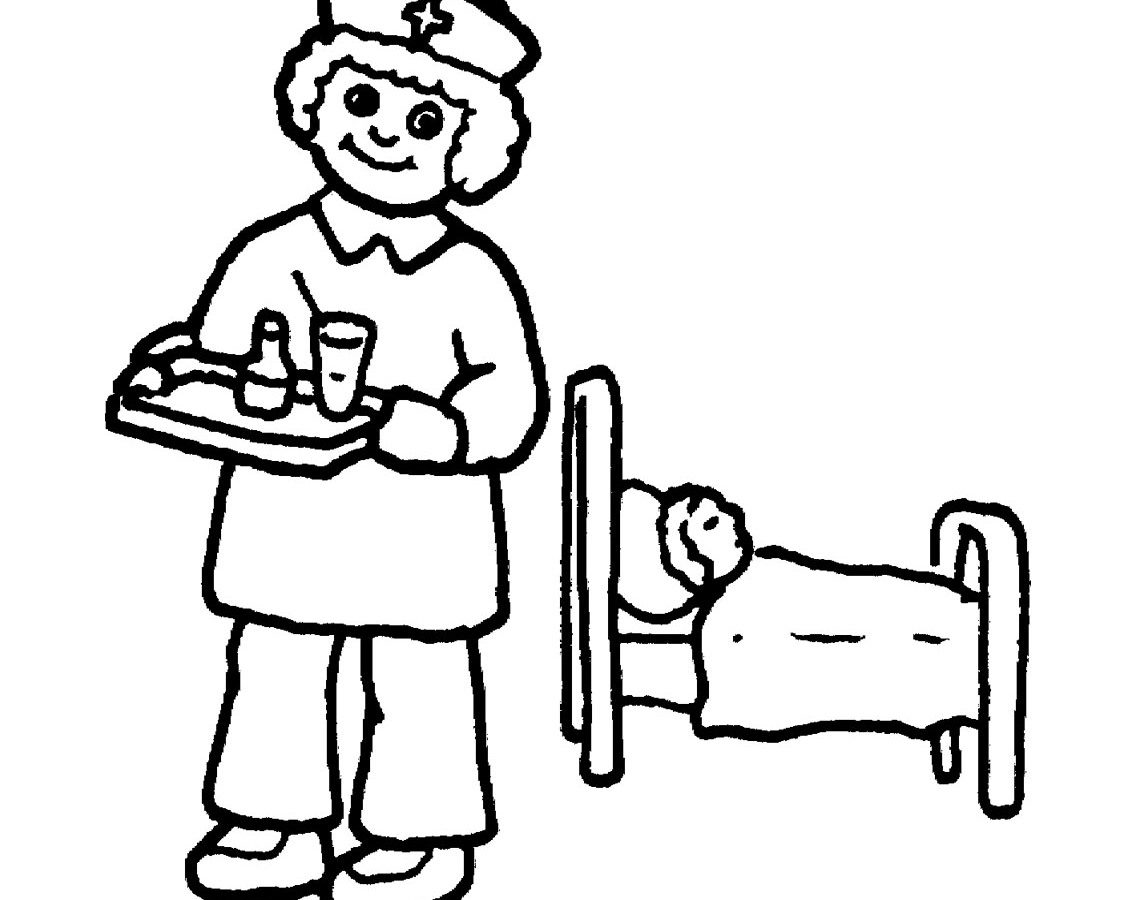 1138x900 Vector Of Cartoon Nurse Giving Patient Medication Nurses Day