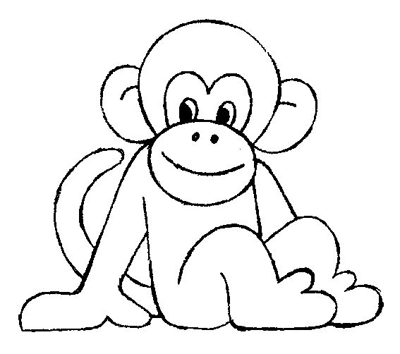 Cartoon Drawing Of Monkey