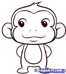 218x243 Cute Cartoon Monkeys Monkeys Cartoon Clip Art Cartoon Images
