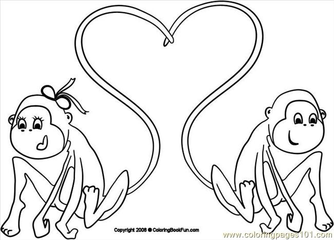 650x467 Baby Monkey Cartoon Drawings