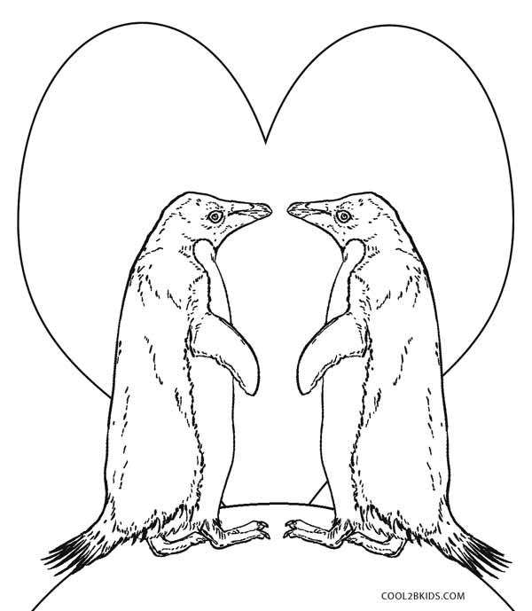 600x689 Printable Penguin Coloring Pages For Kids Cool2bkids
