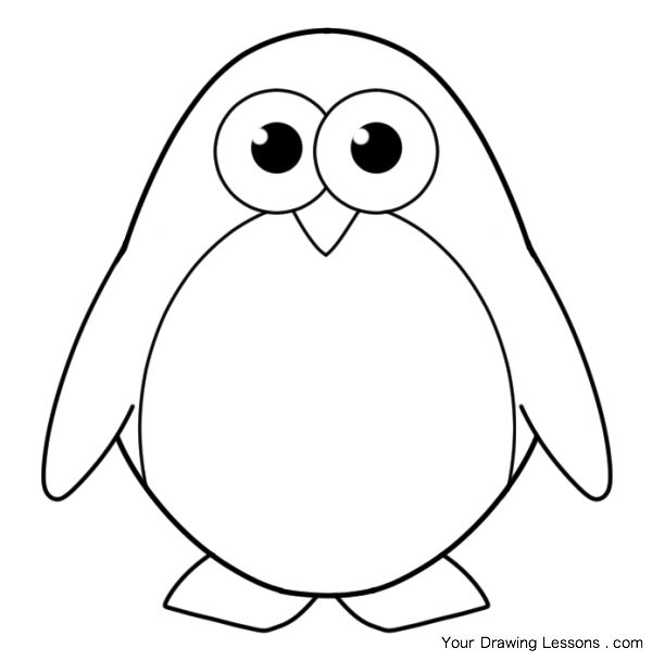 600x609 Cute Baby Animal Coloring Pages Dragoart