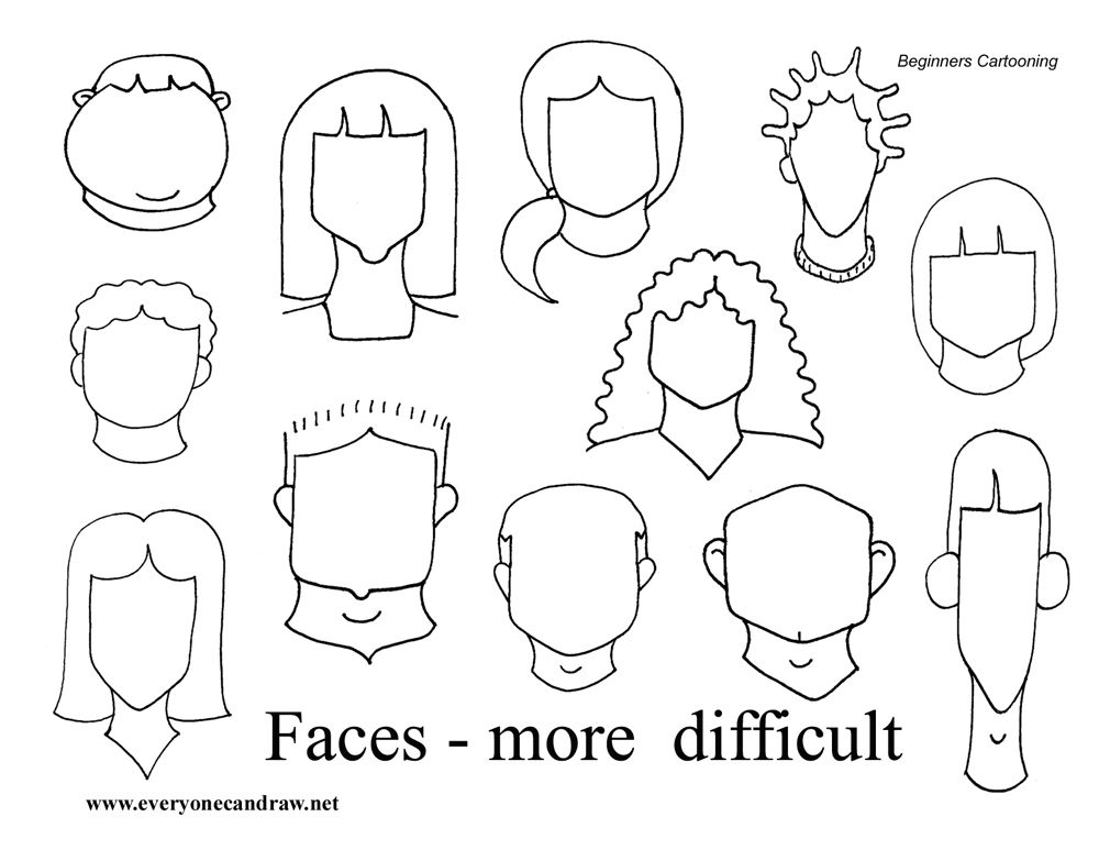 1000x773 Pictures Line Drawing Cartoon Faces,
