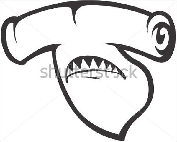 600x483 Shark Drawings