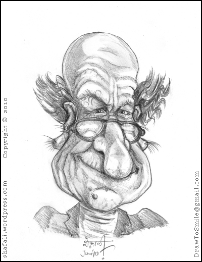 400x519 Caricatureportrait A Dirty Old Man, An Octogenarian Lecher,