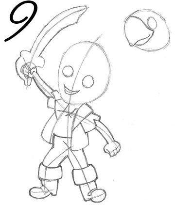 360x423 Step By Step Instruction How To Draw Jake From Jake And The Never