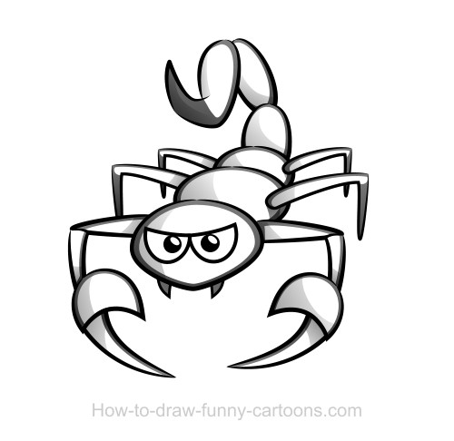 500x486 Drawings Of Scorpions (Sketching + Vector)