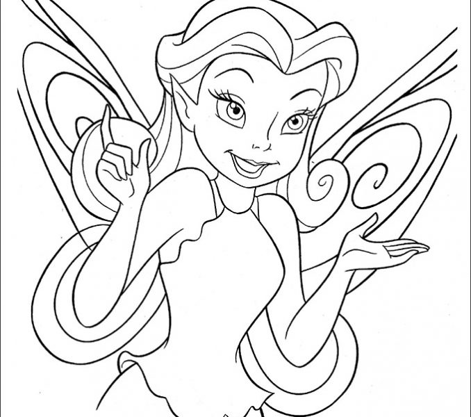 678x600 Coloring Page Templates 30 Tinkerbell Coloring Pages Free Coloring