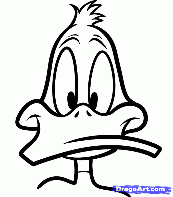 678x775 Daffy Duck Coloring Page Duck