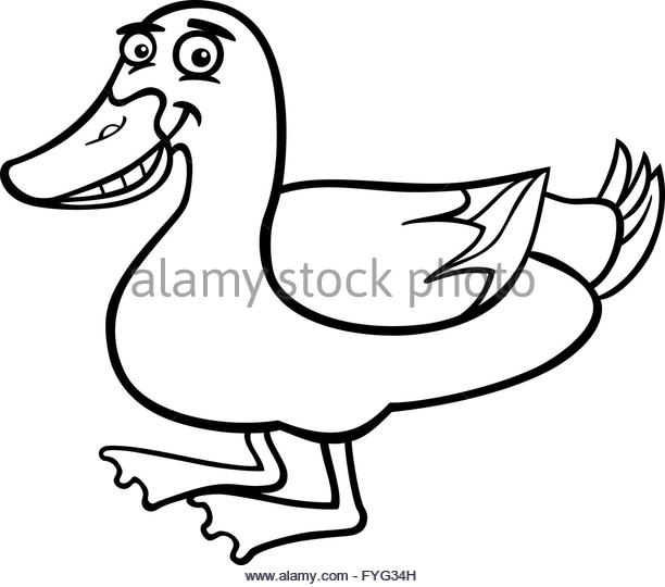 612x540 Cartoon Duck Black And White Stock Photos Amp Images
