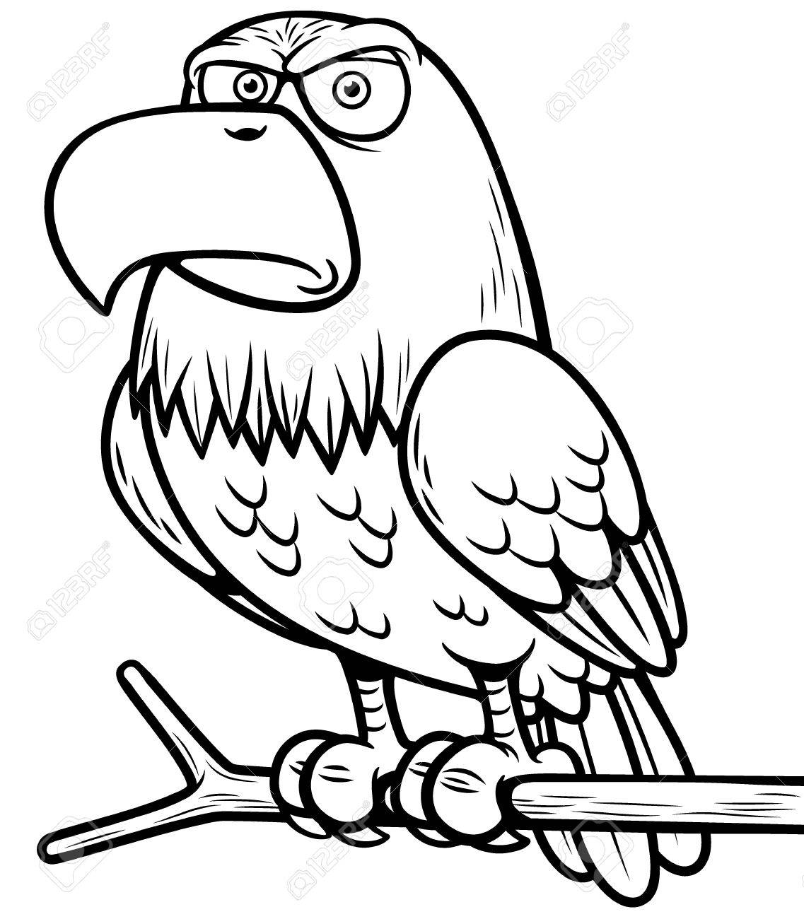 1137x1300 Illustration Of Cartoon Eagle