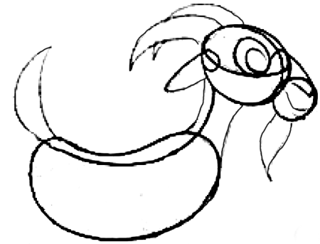 450x343 How To Draw Cartoon Billy Goats Step By Step Drawing Tutorial