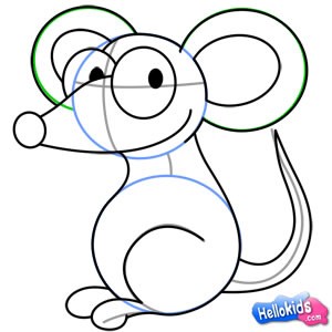 300x300 How To Draw Little Mouse