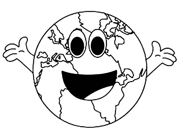 Cartoon Earth Drawing at GetDrawings | Free download