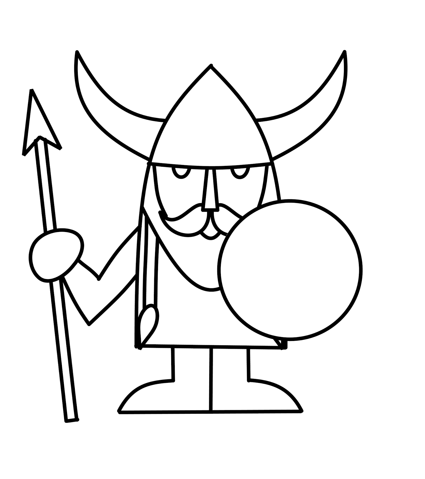 1420x1600 How To Draw Cartoons Viking