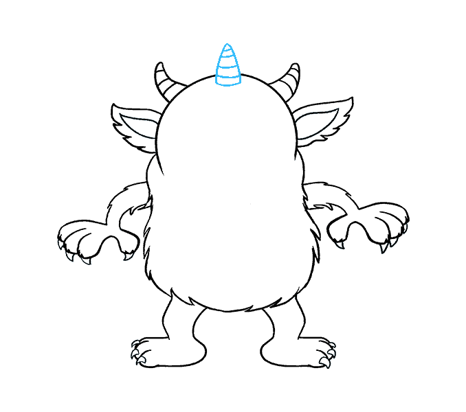 678x600 How To Draw A Cartoon Monster In A Few Easy Steps Easy Drawing