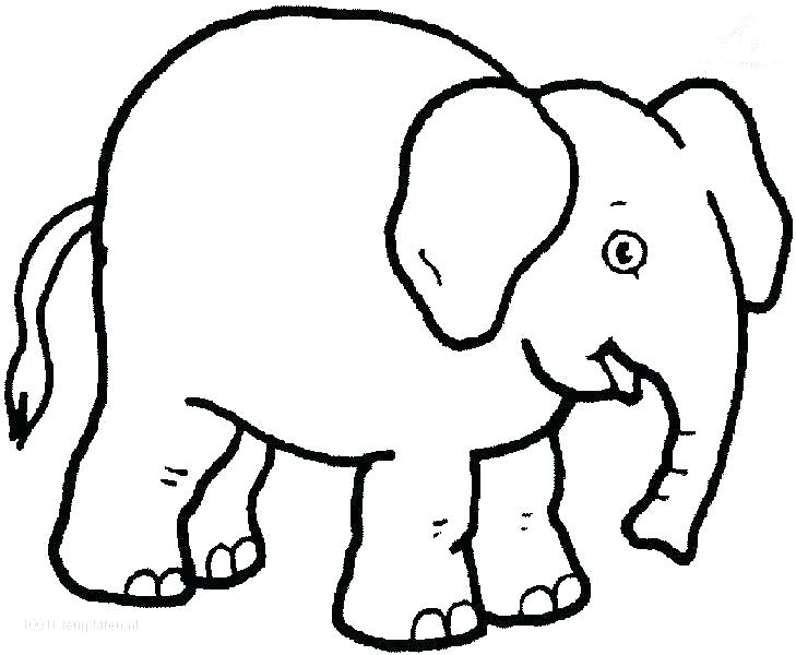729x600 Elephant Color Page Cartoon Elephant Coloring Pages Best Coloring