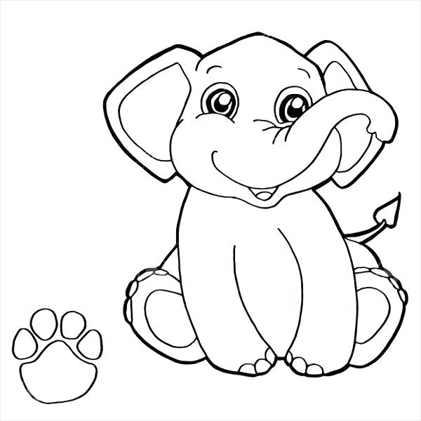 600x600 Elephant Head Coloring Page Drawing Unique Ethnic Elephant Stock