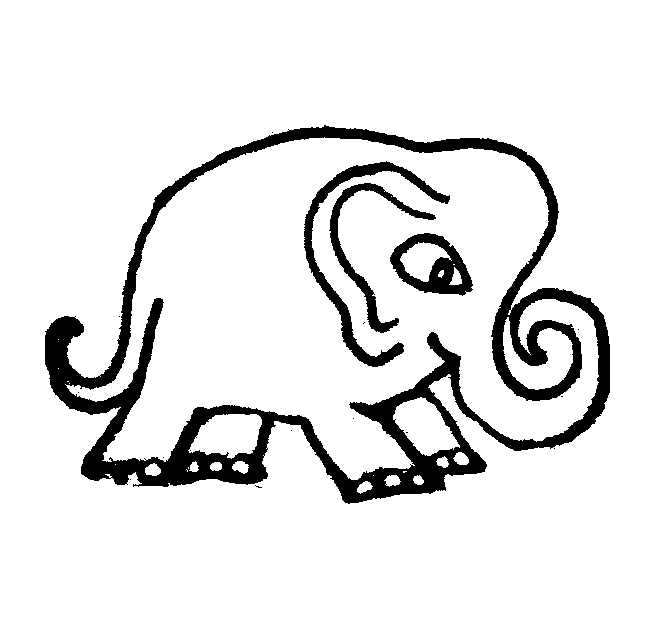 666x624 Elephant Coloring Pictures Cartoon And Realistic