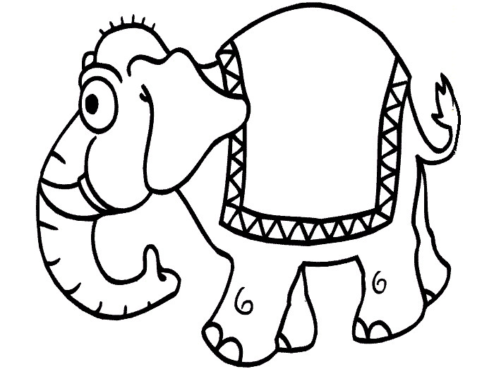 700x523 Elephant Template