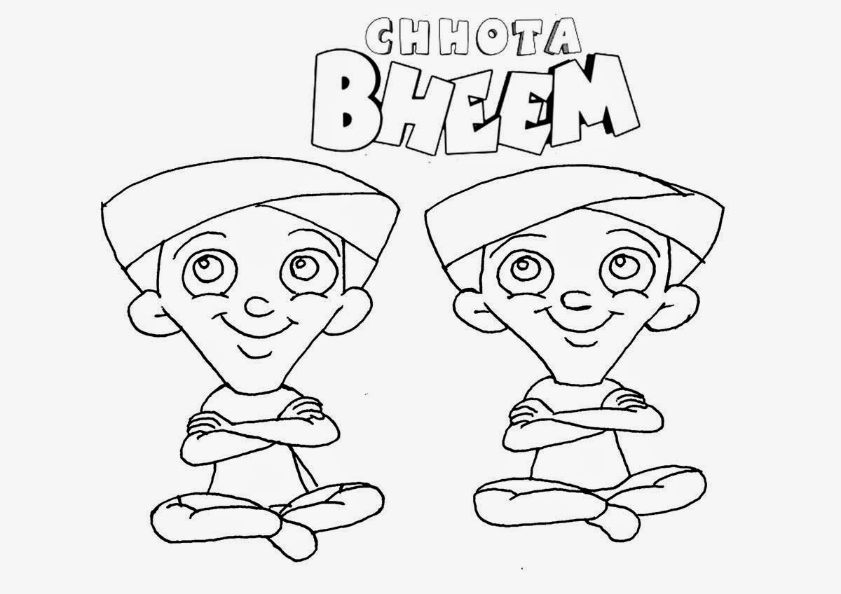 1200x848 Colour Drawing Free Wallpaper Pogo Cartoon Chota Bheem Coloring